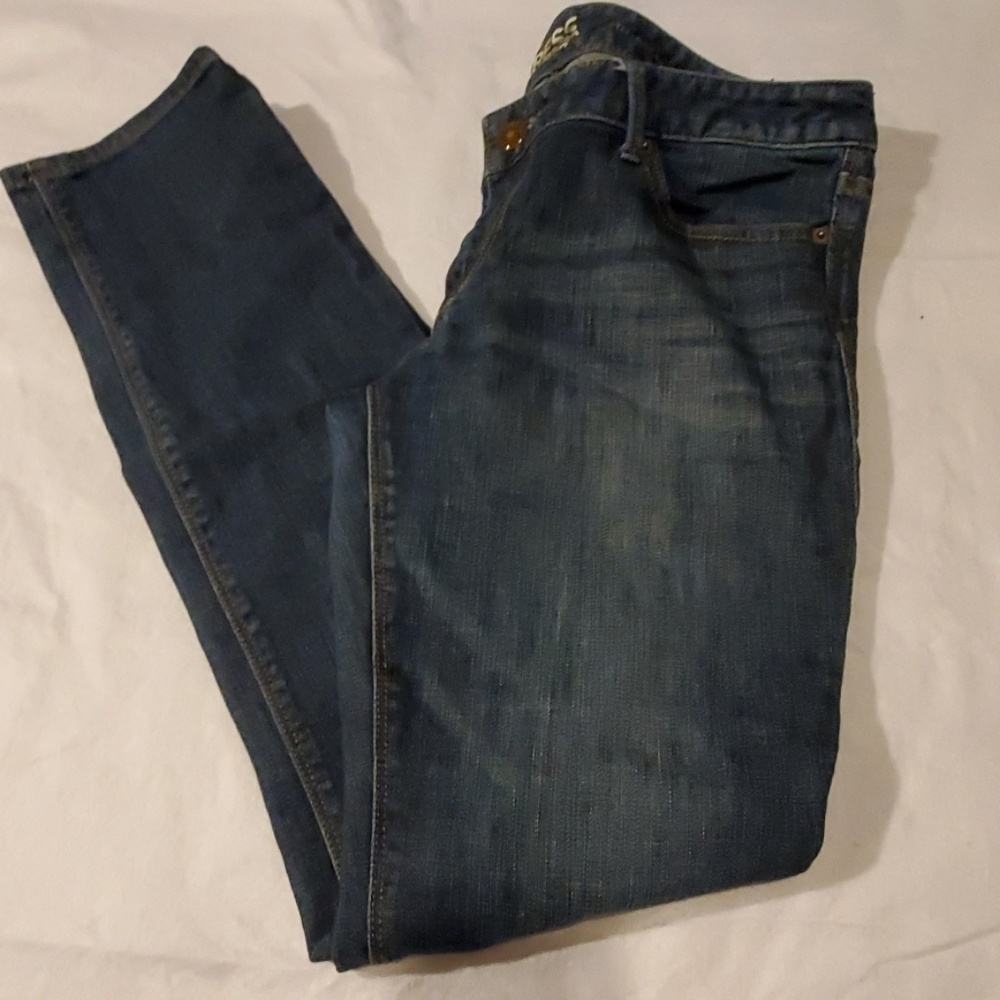 Express Stella Skinny Blue Jeans Womens 10
